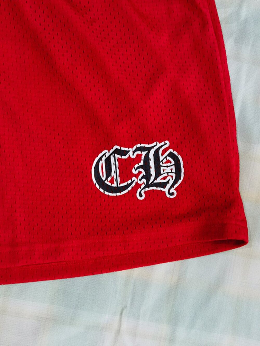 Chrome Hearts Red No. 99 Team Shorts - Picture 4 of 8